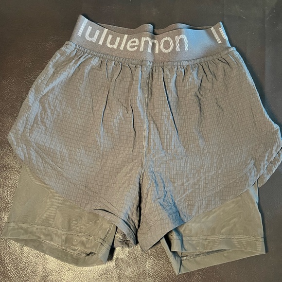 lulu lemon mesh running shorts - Picture 1 of 3